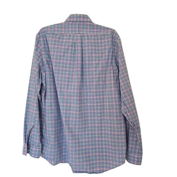 Ralph Lauren Mens Plaid Classic Fit Cotton Button Down Shirt Multicolor Large - Picture 4 of 10